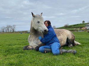 Joe Beckett with Horse